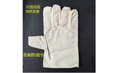 38线三层加绒加厚帆布手套 麒麟劳保制品厂的匠心之作